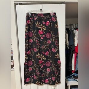 Vintage floral skirt